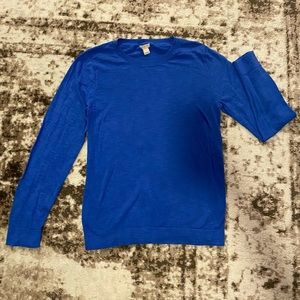 J.Crew Blue Crewneck Sweater